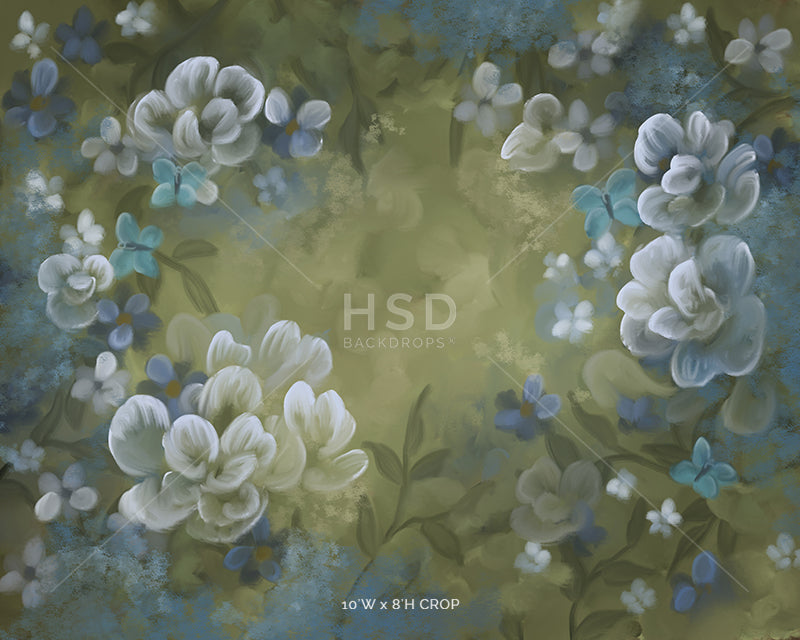 Floral Flutter - HSD Photography Backdrops 