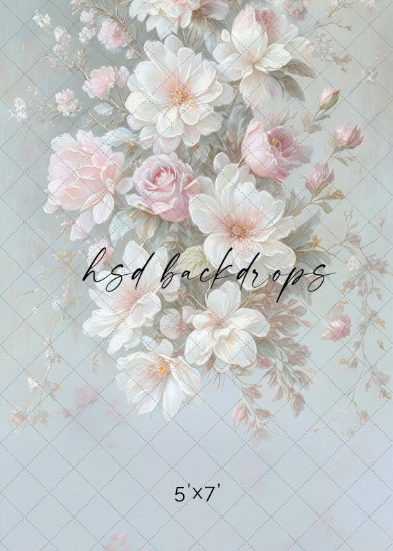 Vintage Floral Medley - HSD Photography Backdrops 