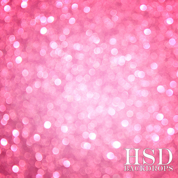 Bubblegum Pink Bokeh - HSD Photography Backdrops 