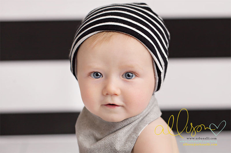 Black & White Stripes - HSD Photography Backdrops 