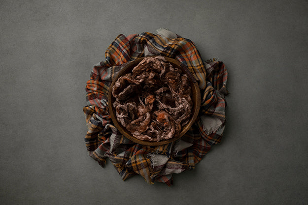Bundled Up Grey | Autumn Plaid Coll. | Digital - HSD Photography Backdrops 
