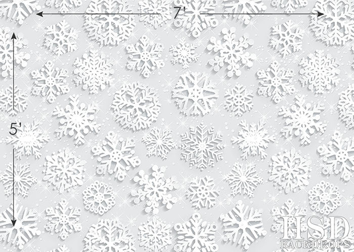 Paper Snowflakes - HSD Photography Backdrops 