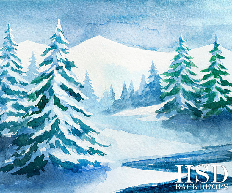 Winter | Aspen - HSD Photography Backdrops 