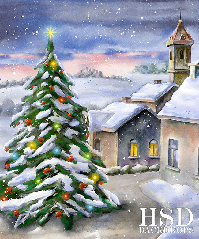 Christmas | Santa's Coming to Town - HSD Photography Backdrops 