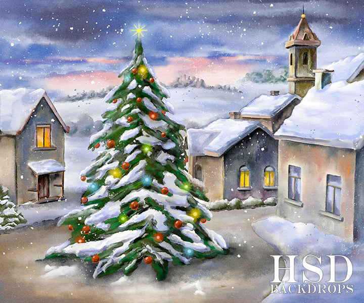 Christmas | Santa's Coming to Town - HSD Photography Backdrops 