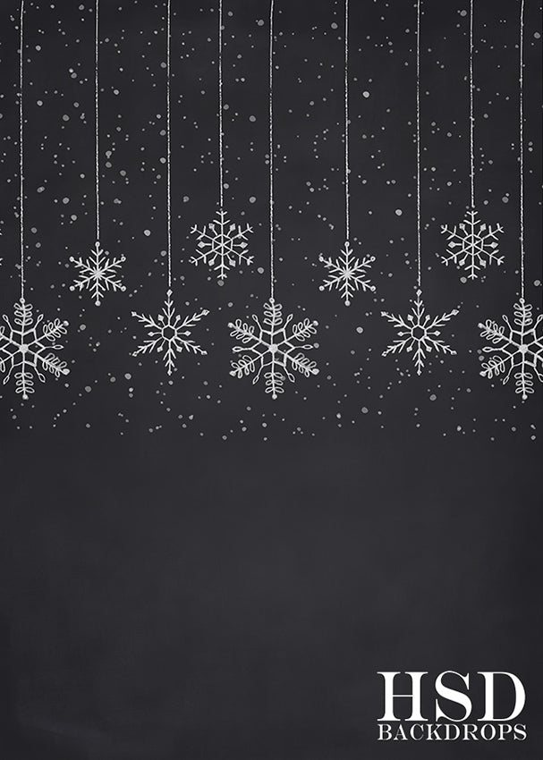 Hanging Snowflakes - HSD Photography Backdrops 