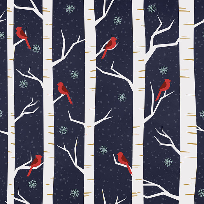 Christmas | Winter Birch Trees - HSD Photography Backdrops 