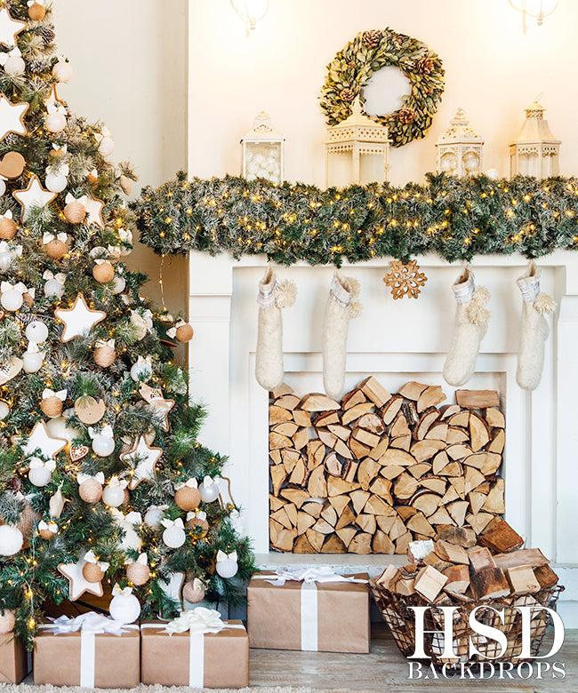 Rustic Chic Christmas - HSD Photography Backdrops 