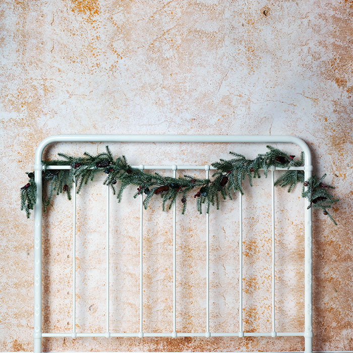 Christmas | Rustic Headboard Neutral - HSD Photography Backdrops 