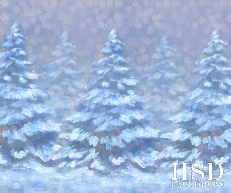 Dreaming of a White Christmas - HSD Photography Backdrops 