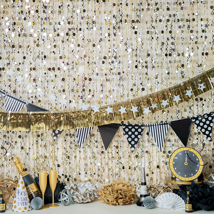 NEW YEARS CELEBRATION SET UP (POLY) - HSD Photography Backdrops 
