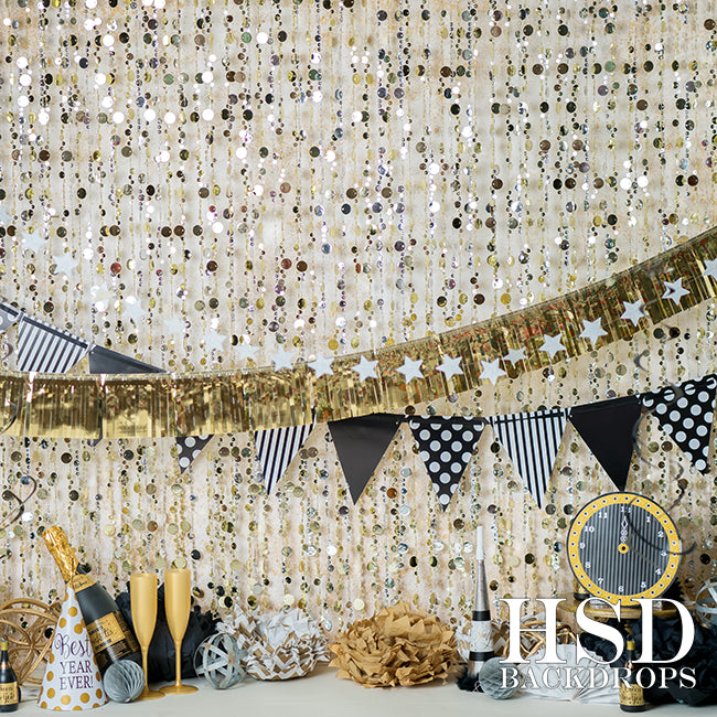 New Years Celebration Set Up - HSD Photography Backdrops 