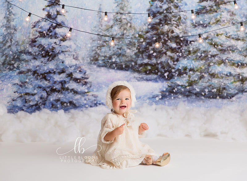 Winter Wonderland Trees - HSD Photography Backdrops 