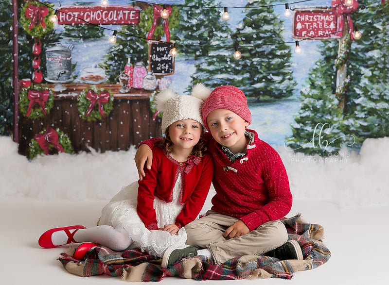 Hot Chocolate Stand - HSD Photography Backdrops 