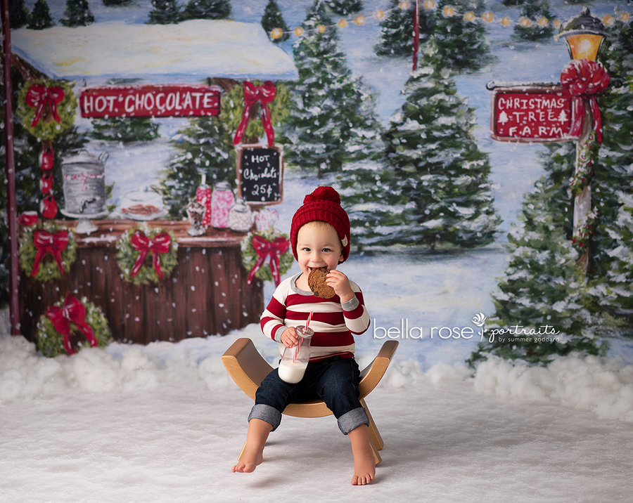 Hot Chocolate Stand - HSD Photography Backdrops 