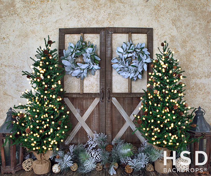 Rustic Christmas - HSD Photography Backdrops 