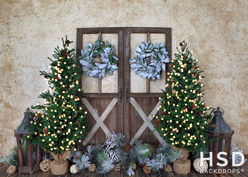 Rustic Christmas - HSD Photography Backdrops 