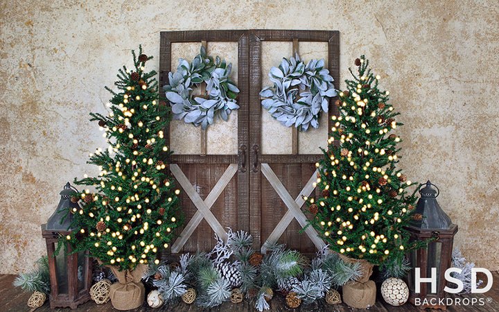 Rustic Christmas - HSD Photography Backdrops 