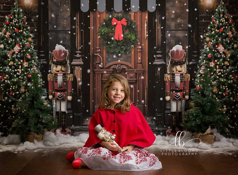 Vintage Christmas Storefront - HSD Photography Backdrops 