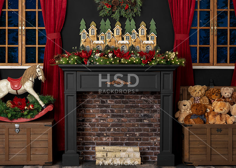 Christmas Night - HSD Photography Backdrops 