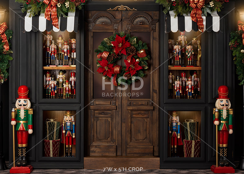 Nutcracker Christmas Shop - HSD Photography Backdrops 