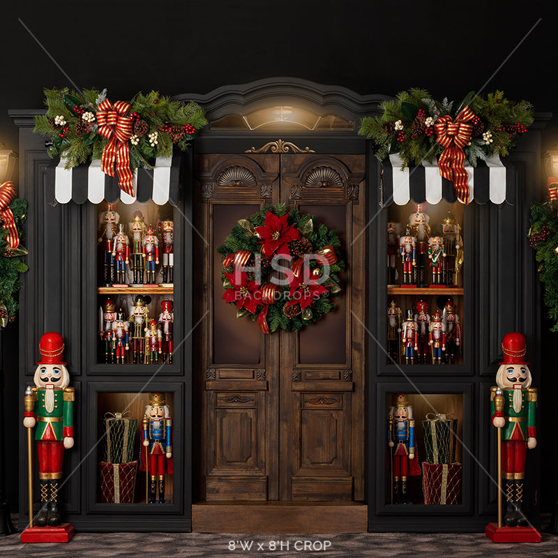 Nutcracker Christmas Shop - HSD Photography Backdrops 