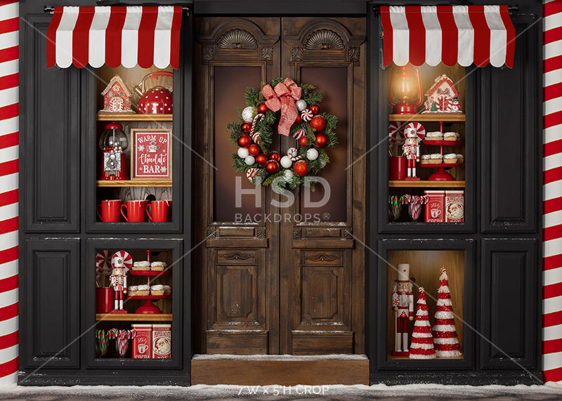 Christmas Sweet Shop - HSD Photography Backdrops 