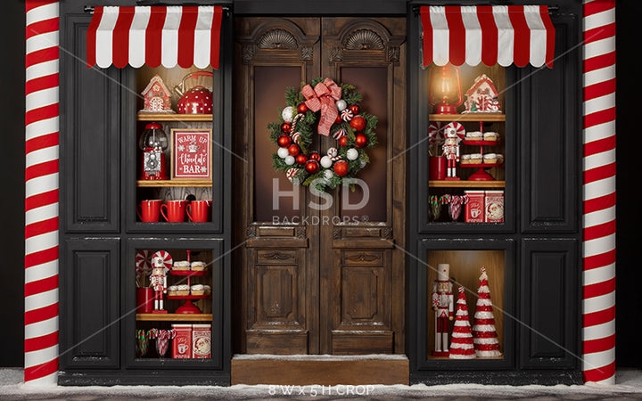 Christmas Sweet Shop - HSD Photography Backdrops 