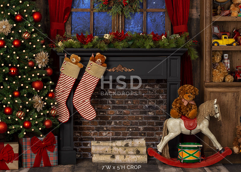 Santa's Room - HSD Photography Backdrops 