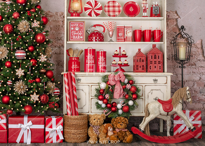 Christmas Sweets Hutch - HSD Photography Backdrops 