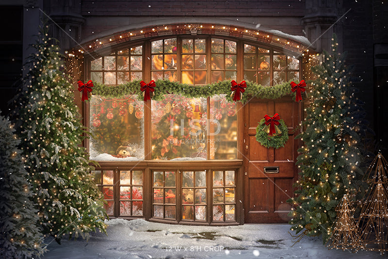 North Pole Toy Shop - HSD Photography Backdrops 
