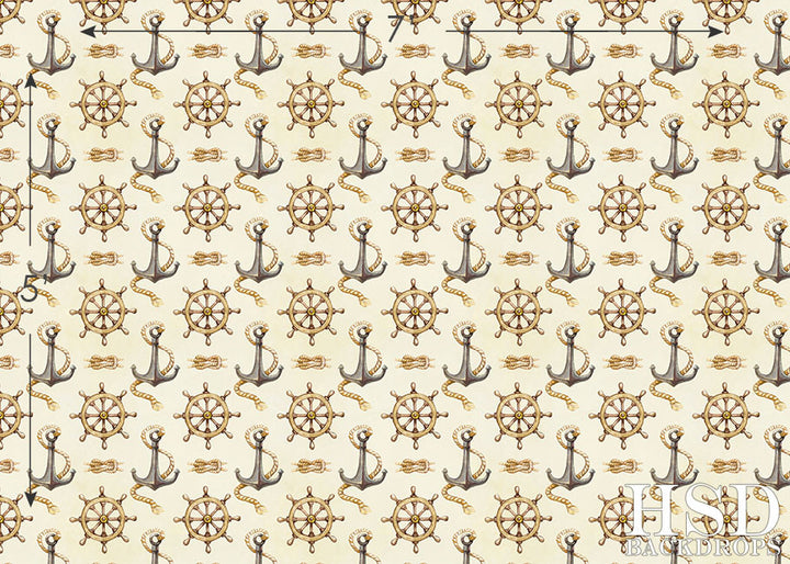 Vintage Nautical - HSD Photography Backdrops 