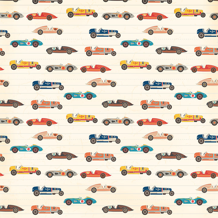 Retro Race Cars - HSD Photography Backdrops 