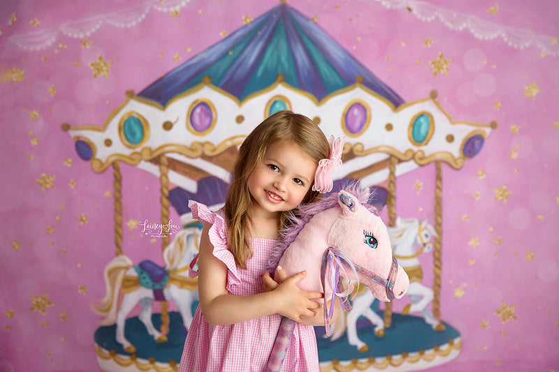 Carousel Horse - HSD Photography Backdrops 