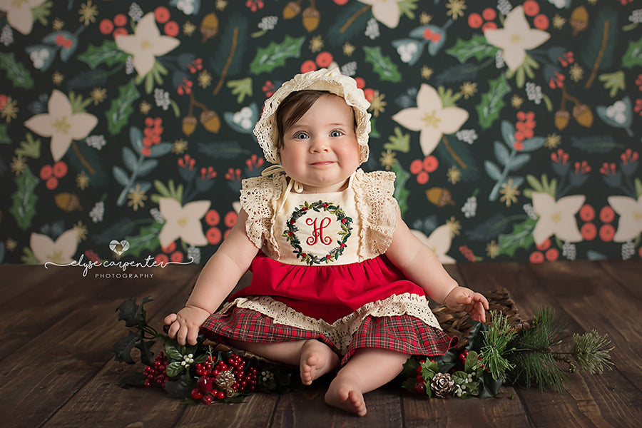 Winter | Christmas Floral - HSD Photography Backdrops 