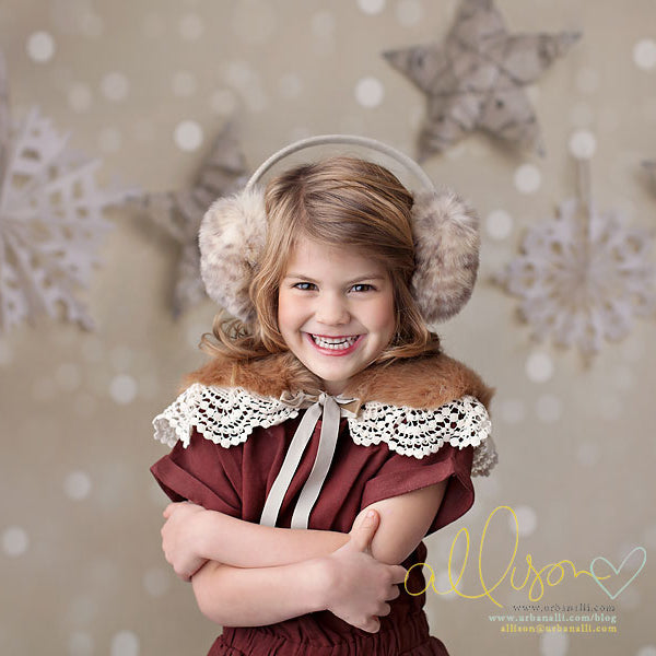 Bokeh Snowflakes - HSD Photography Backdrops 