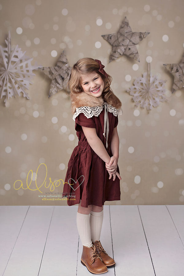 Bokeh Snowflakes - HSD Photography Backdrops 