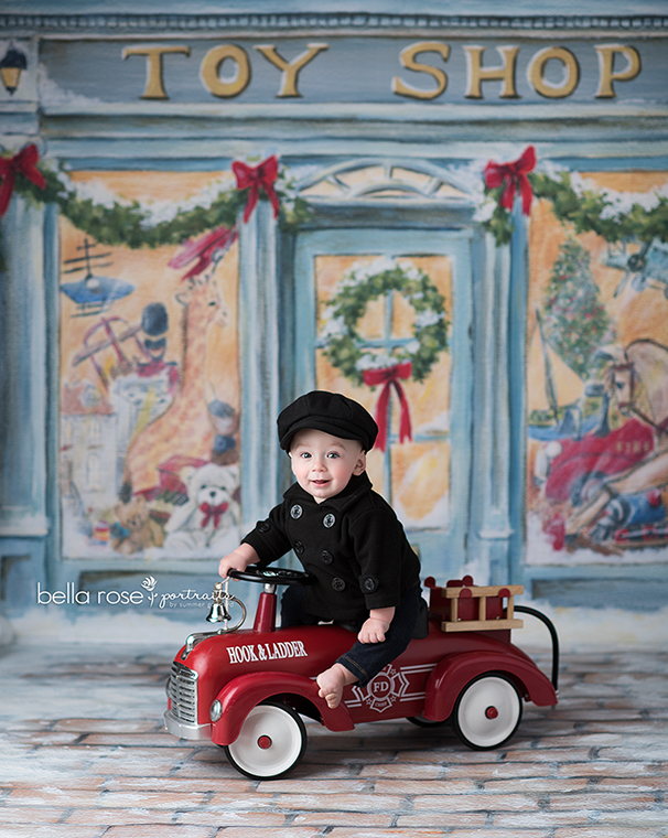 Christmas Toy Shop - HSD Photography Backdrops 