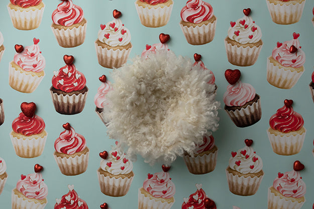 Newborn Digital Backdrop | Cupcake Cutie II - HSD Photography Backdrops 