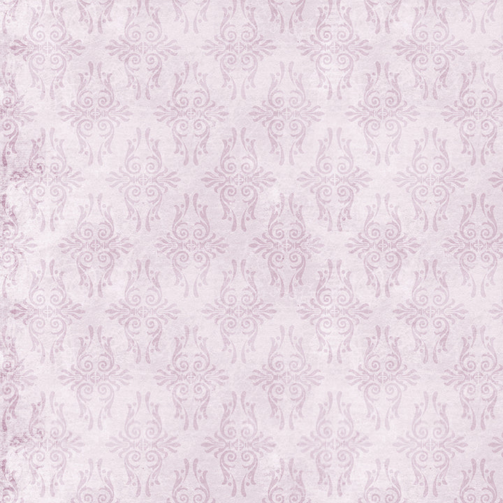 Vintage Damask Purple - HSD Photography Backdrops 