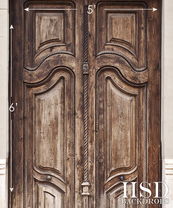 Ornate Old Door - HSD Photography Backdrops 