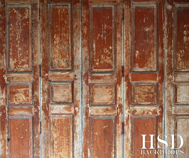Weathered Wood Doors - HSD Photography Backdrops 