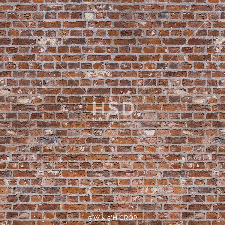 Distressed Brick Floor Mat - HSD Photography Backdrops 