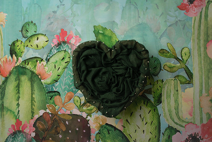Newborn Digital Backdrop | Desert cactus I - HSD Photography Backdrops 