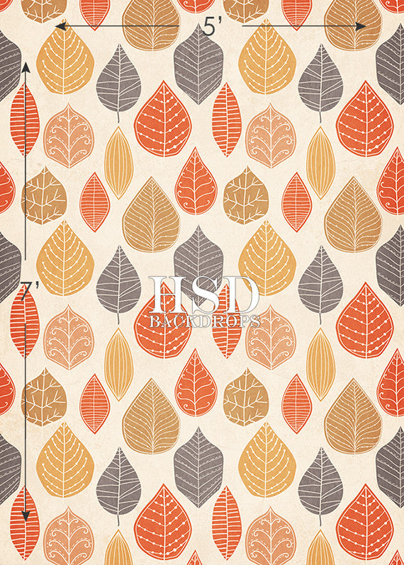 Fall Leaves - HSD Photography Backdrops 