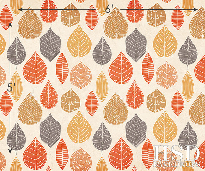 Fall Leaves - HSD Photography Backdrops 