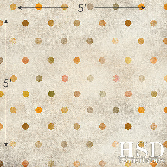 Fall Grunge Polka Dot - HSD Photography Backdrops 