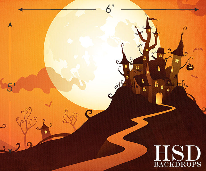 Haunted Castle - HSD Photography Backdrops 