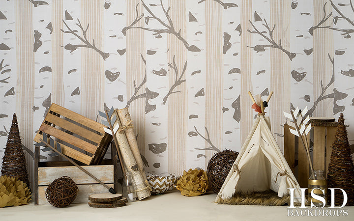 Woodland Set Up - HSD Photography Backdrops 