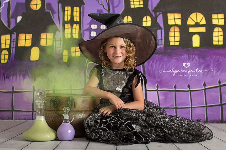 Haunted Village - HSD Photography Backdrops 